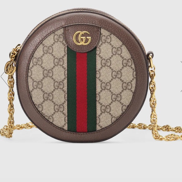 AUTHENTIC Gucci cross body with gold chain - Picture 7 of 9